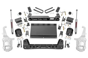 Ford F-150 Suspension Lift Kit - Front + Rear - Rough Country - 4 Inch Lift Kit - '21-'25 Ford F-150 Suspension Lift Kit - Front + Rear - Rough Country - 4 Inch Lift Kit - '21-'25